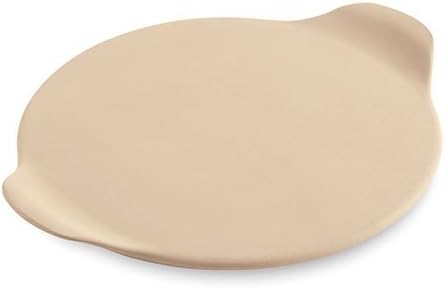 The Pampered Chef Medium Round Stone with Built in Handles on the Sides