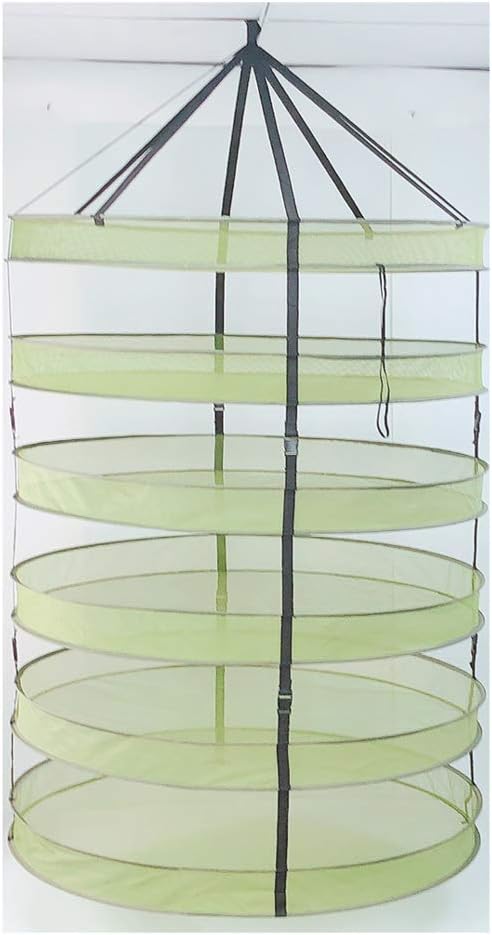 HORTIPOTS Herb Drying Rack 3 ft Hanging Dry Net 36 Inch for Curing Hydroponic Herb Vegetable Fruit Flower