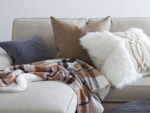22x22 Decorative Throw Pillow Inserts-Down Feather Pillow Inserts-Square-Cotton Fabric-Set of 2-White.