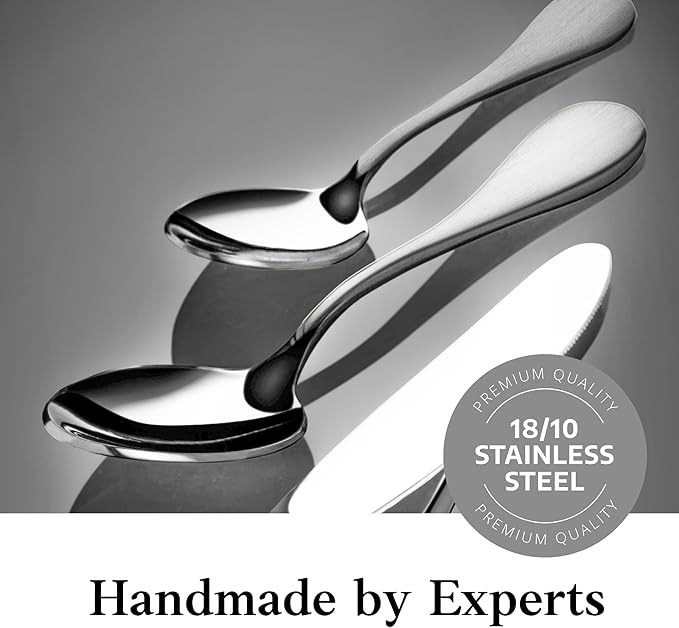 Artaste Rain 18/10 Stainless Steel (Matte, Teaspoon (12-Piece))
