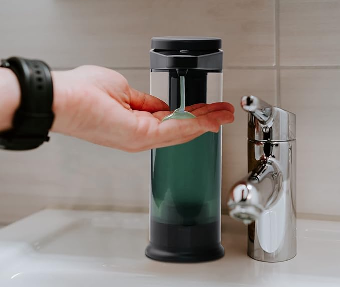 AIKE 17oz. Touch-Free Rechargeable Automatic Liquid Soap Dispenser for Kitchen Dish Soap