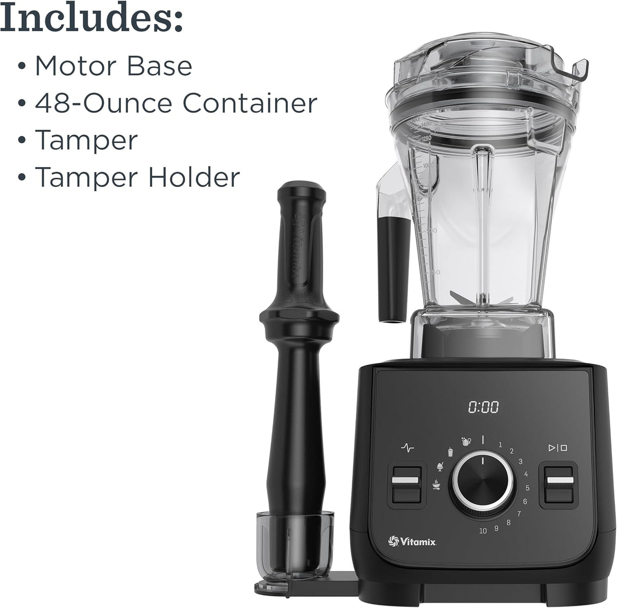 Vitamix Ascent X2 Blender, Professional-Grade, 3 Preset Blending Programs, 48-ounce Container, Self-Cleaning, Nano Gray