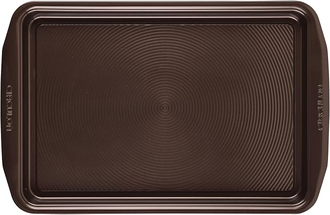 Circulon Nonstick Bakeware, Nonstick Cookie Sheet / Baking Sheet - 10 Inch x 15 Inch, Chocolate Brown