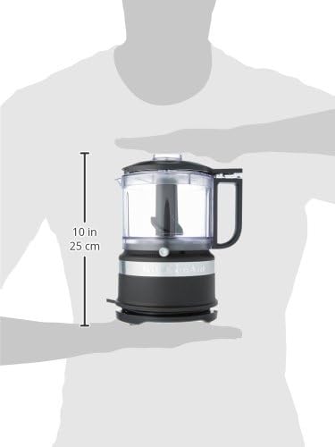 KitchenAid 3.5 Cup Food Chopper KFC3516BM, Matte Black