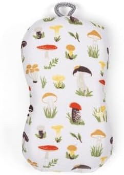 MÜkitchen Premium Microfiber Sponge Set for Dishes and Cleaning, 2 Pack, Printed (Shrooms)