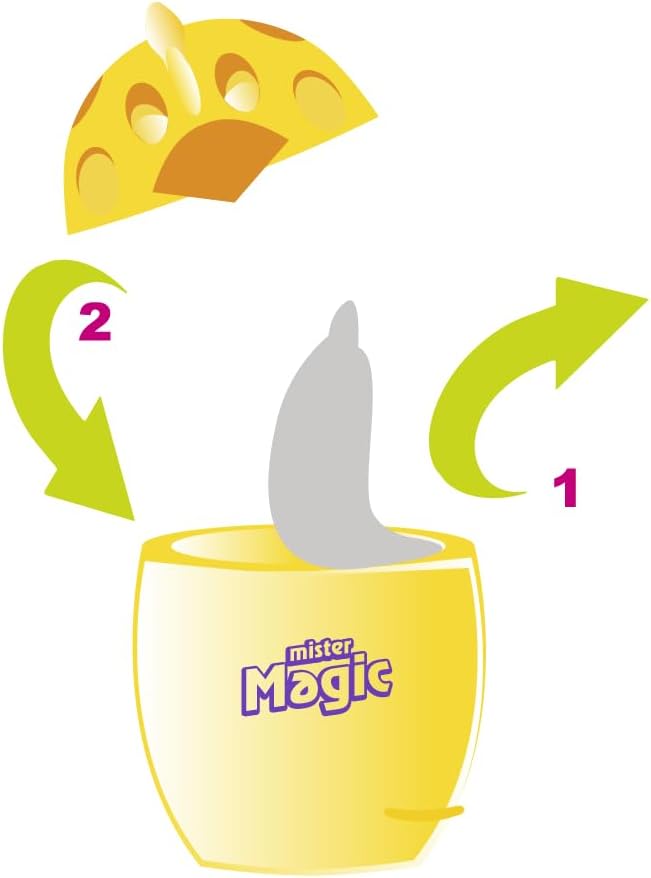 Mister Magic Refrigerator Odor Absorber – Lemon Formula Gel, Odorless Fridge Deodorizer, Neutralizes Food Odors, Lasts Up to 90 Days, Safe for Food, Kitchen Supplies (6 Pack, Contains 12 Units)