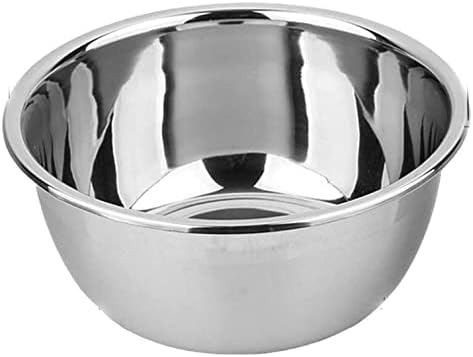 meleg otthon Stainless Steel Mixing Bowl, 11QT Salad Bowl, Metal Bowls, Stainless Steel Basin, Heavy Duty Deeper Edge Mirror Finish Dishwasher Safe Bowl (3XL)…