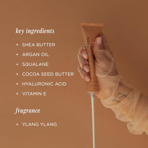 '+ Lux Unfiltered N°24 Reviving Anti Aging Hand Cream for Women & Men – Moisturizing Hand Cream for Dry Cracked Hands – Lightweight & Fast-Absorbing - Vegan & Cruelty Free - Ylang Ylang