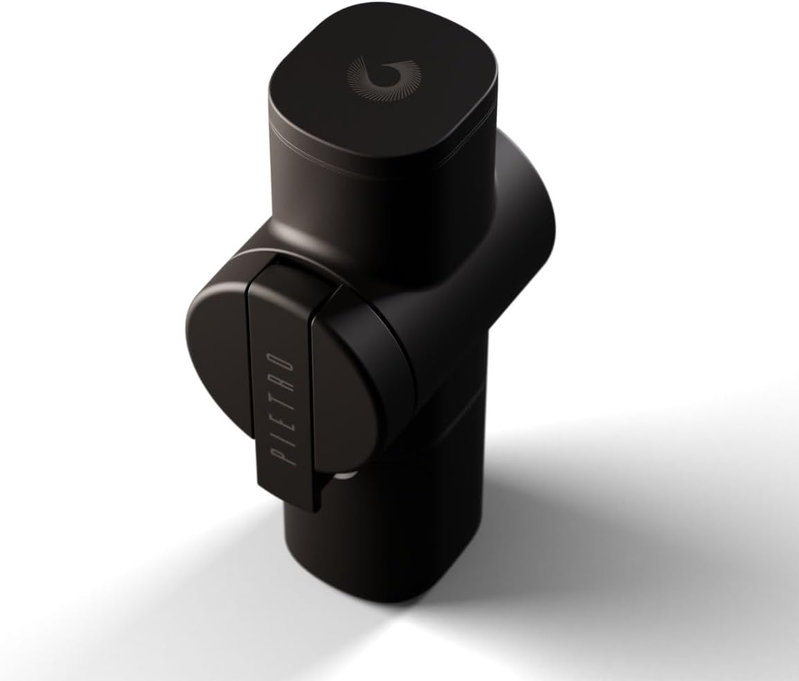 Pietro Pro Brewing Manual Coffee Grinder - Made in Italy - By Fiorenzato (Black)
