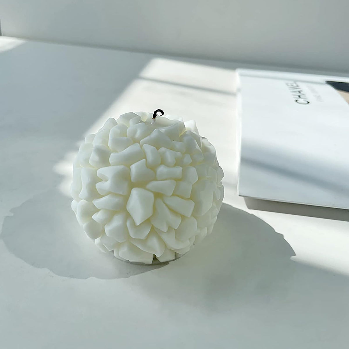 Rock Shape Candle Mold - Spike Ball Silicone Mold for Resin Casting, Clay, and Candle Making - 3D Craft Supplies