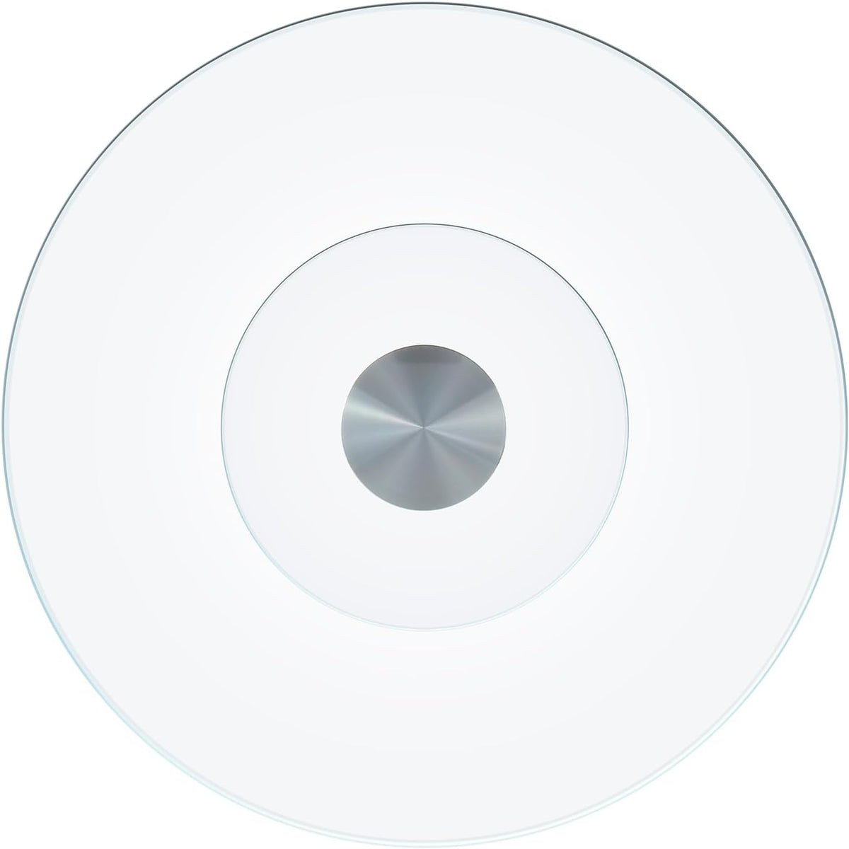 30-Inch Lazy Susan Turntable for Dining Table, Tempered Glass, 360° Rotation, Anti-Tip Design, Perfect for Parties, Weddings, and Family Dinners (30 inch)