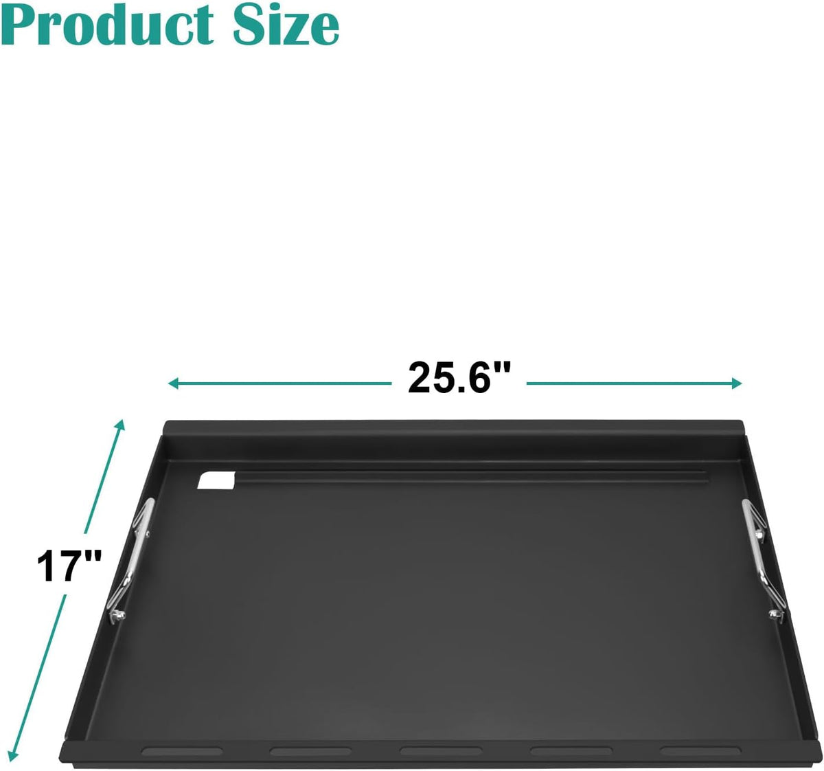 Full-Size Griddle Inserts for Home Depot Nexgrill 5 Burner 720-0888, 720-0888N, 720-0882A, 720-0882S, Flat Top Grill Griddle for Nexgrill 4 Burner 720-0830H 720-0830X 720-0888S 720-0783W, Carbon Steel