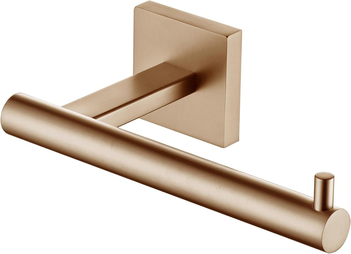 KOKOSIRI Toilet Paper Holder Champagne Bronze Toilet Roll Holder Hold Mega Rolls Kitchen Bathroom Tissue Paper Dispenser Stainless Steel, B2005CPG