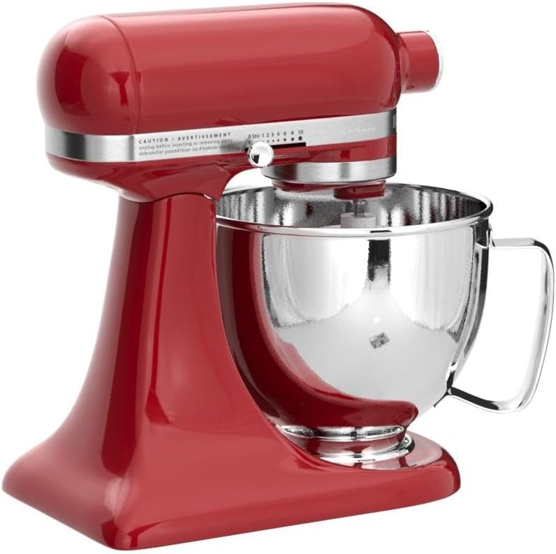 KitchenAid Artisan Mini 3.5 Quart Tilt-Head Stand Mixer - KSM3316X - Candy Apple Red