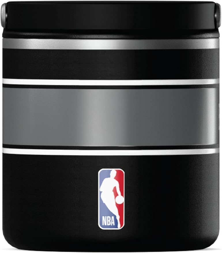 Hydrapeak x NBA Officially Licensed Brooklyn Nets 25oz Stainless Steel Vacuum Insulated Thermos Food Jar with Handle, Wide Mouth Leak-Proof Soup Thermos for Adults, 10 Hours Hot and 16 Hours Cold