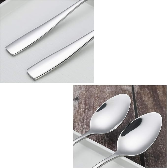 Asking 12-Piece Stainless Steel Kitchen Dinner Spoon, Cutlery Table Spoons