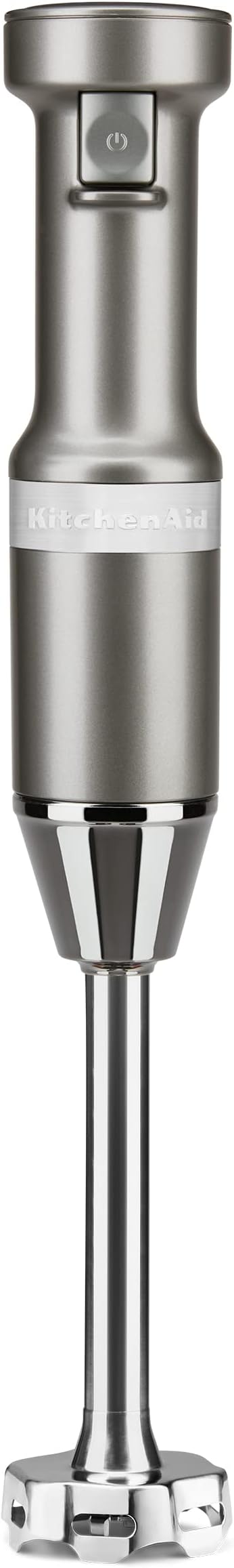 KitchenAid 13-Cup Food Processor, Black Matte & Variable Speed Corded Hand Blender KHBV53, Contour Silver