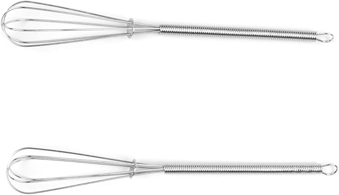 Fox Run Chrome Mini Whisk, 7.25 x 1.25 x 1.25 inches, Metallic