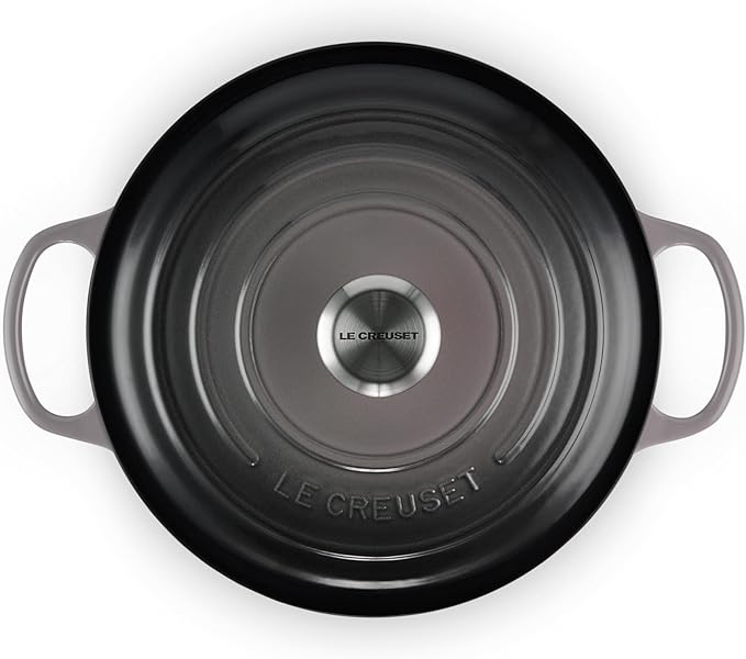 Le Creuset Enameled Cast Iron Signature Round Dutch Oven, 7.25 qt., Oyster