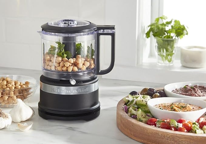 KitchenAid 3.5 Cup Food Chopper KFC3516BM, Matte Black