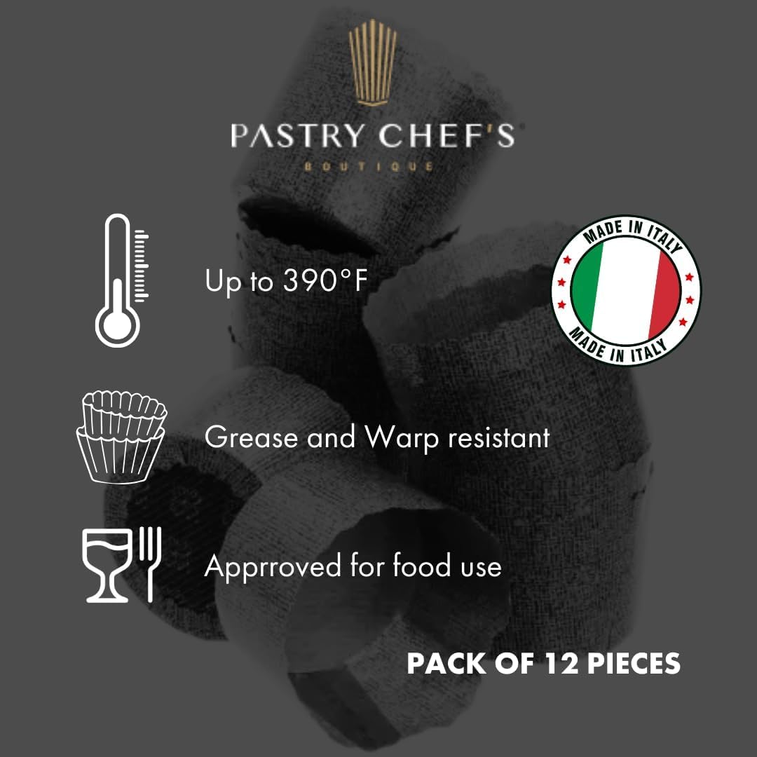 Pastry Chef's Boutique Thin Panettone Paper Pan Mold (Thin Paper - Small 500gr) - Pack of 12