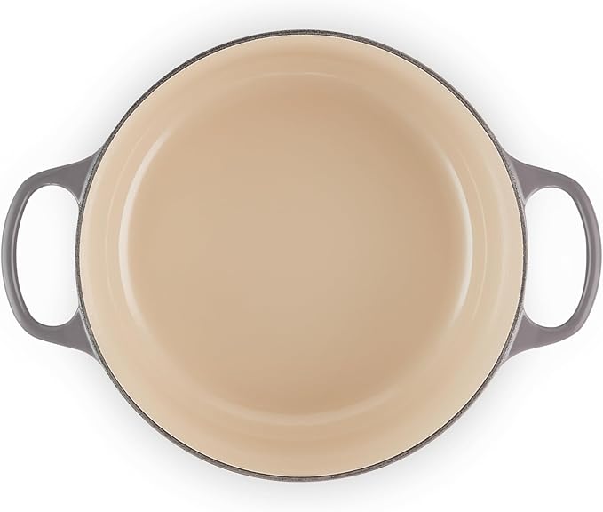 Le Creuset Enameled Cast Iron Signature Round Dutch Oven, 7.25 qt., Oyster