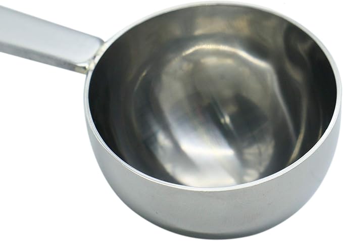 Timoo Coffee Measuring Scoop 1 Tablespoon long handle Stainless Steel spoon for Coffee, Milk Powder, Fruit Powder, Set of 5