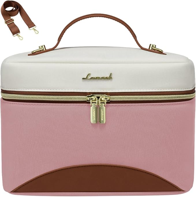 LOVEVOOK Lunch Box for Women,Adult Insulated Lunch Bag for Women,Leakproof Cooler Bag for Office Picnic Hiking Beach,Lunch Tote Bag with Adjustable Shoulder Strap