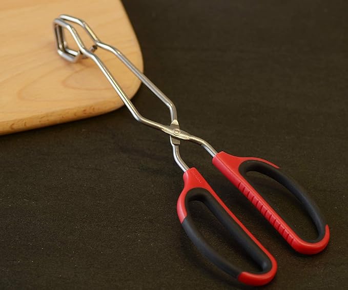 Scissor Tongs 11-Inch Heavy Duty Stainless Steel Scissor Cooking Tongs