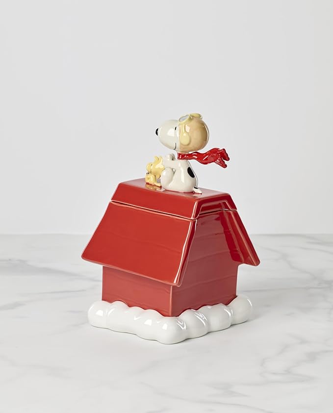 Lenox 897577 Chef Snoopy Figural Cookie Jar