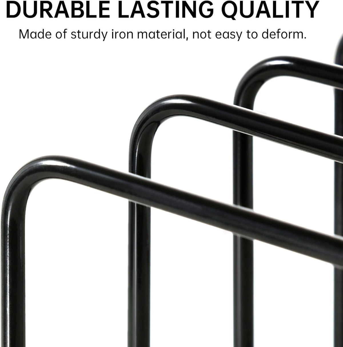 Cutting Board Organizer (2 Pc), Kitchen Cabinet Organizer, Baking Sheet Holder with 5 Divided Slots, for Countertop or Cabinet Storage, Space Saving