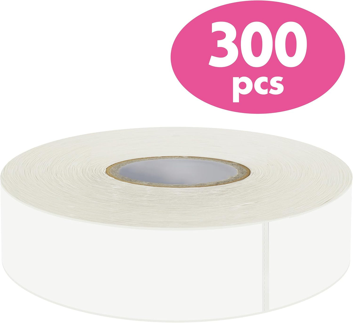 300 Removable Blank Food Labels, Water/Oil/Tear Resistant with Perforation Line for Freezer Food Containers Jars Pantry Organization (Each Measures 1” x 3”)