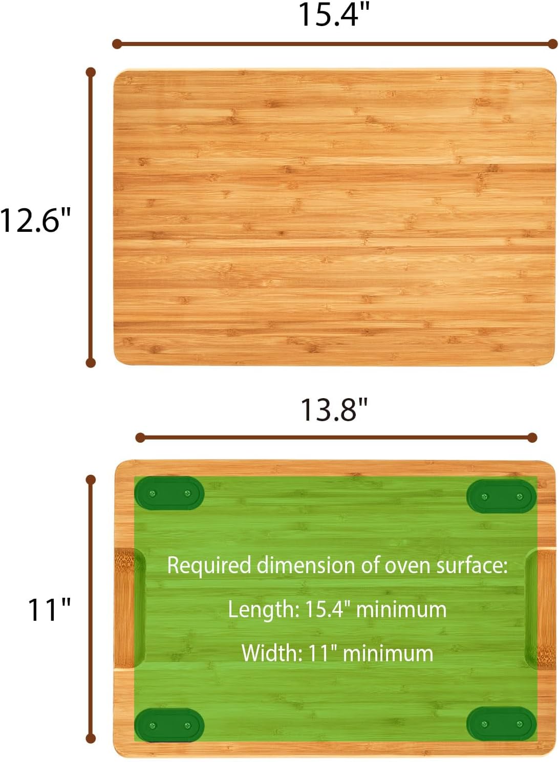 Umilife Cutting board Compatible with Ninja Flip Toaster Oven&Air Fryer SP151, Accessories for Stainless Premium 8-in-1 Flip Oven, Creates Storage Space, Protects Cabinets
