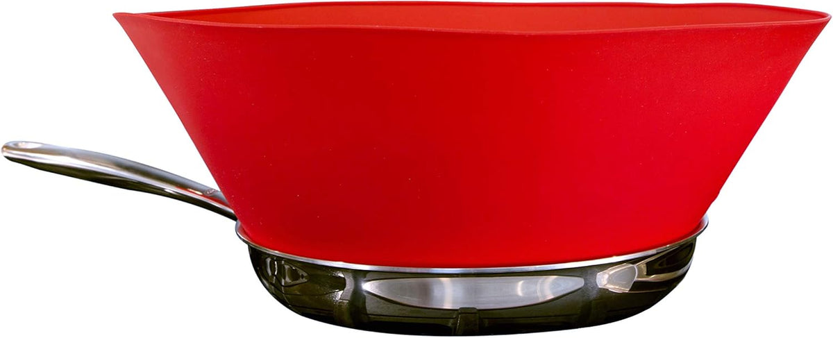 Frywall 10 (Medium) - Red - Splatter Guard, as Seen on Shark Tank