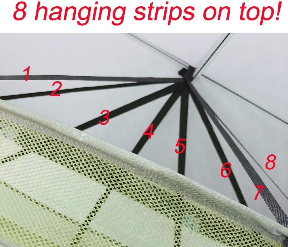 HORTIPOTS Herb Drying Rack 3 ft Hanging Dry Net 36 Inch for Curing Hydroponic Herb Vegetable Fruit Flower