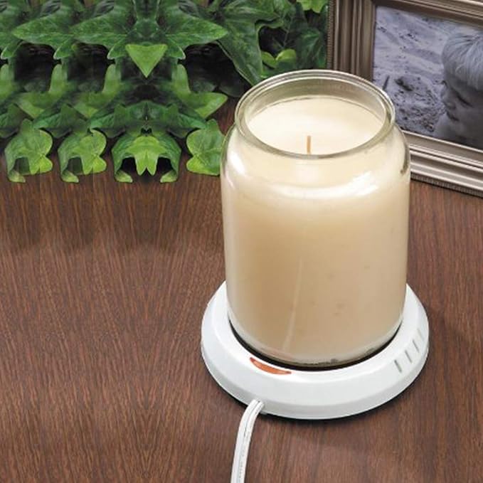 Eutuxia Mug Warmer for Home & Office. Great for Warming Up Cups, Coffee Mugs, Wax, and Beverages on Desks, Tables & Countertops. Electric Heated Plate Warms Quickly. Enjoy Hot Drinks on Cold Days.