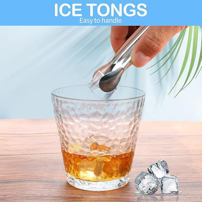 18PCS Mini Tongs for Appetizers, 5Inch Serving Tongs, Ice Tong Appetizer Tong, Small Tongs for Serving Food, Kitchen Utensils for Sugar Cubes, Coffee, Tea Party, Dessert, Charcuterie Board
