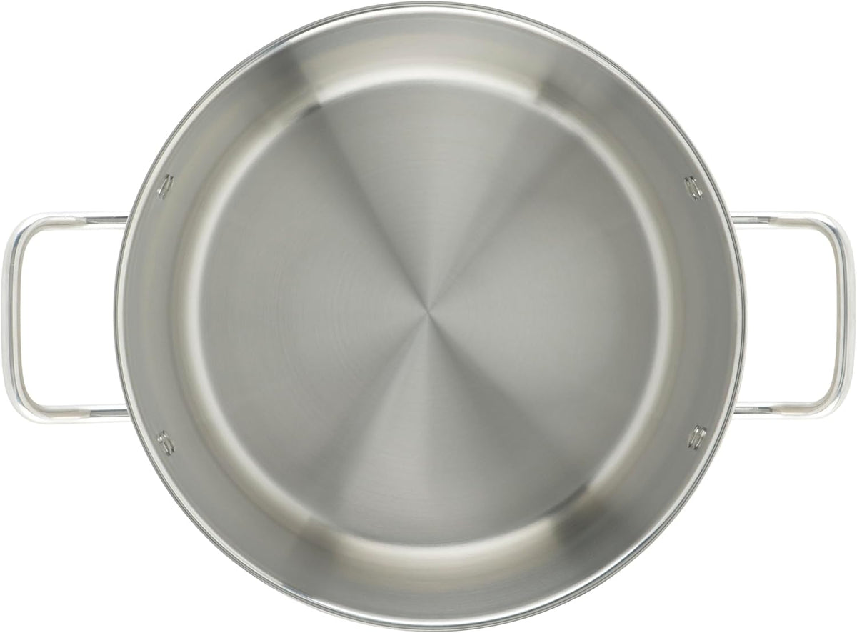 Winco Heavy-Duty Stainless Steel Stock Pot with Cover, 12 Quart