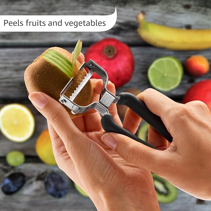 Lurch Germany Super Y Peeler 5.1 x 2.3 Inches / 13 cm x 6 cm - Black