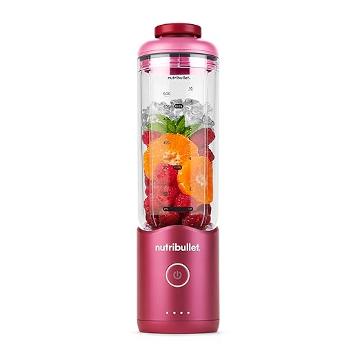 nutribullet Flex portable blender NBPB50200WC, Ruby Red