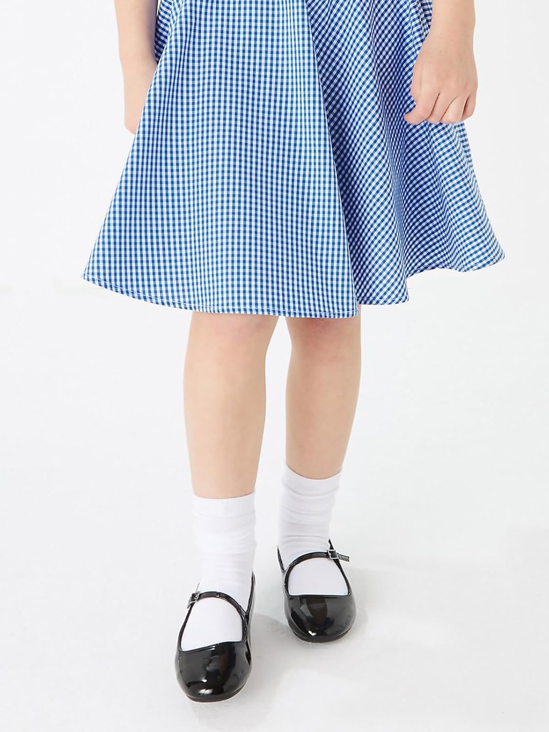 COTTON DAY Unisex Little Kids Youth Boys Girls Soft Cotton Crew Dress Socks Seamless Toe Black White Gray Navy 6 Pack