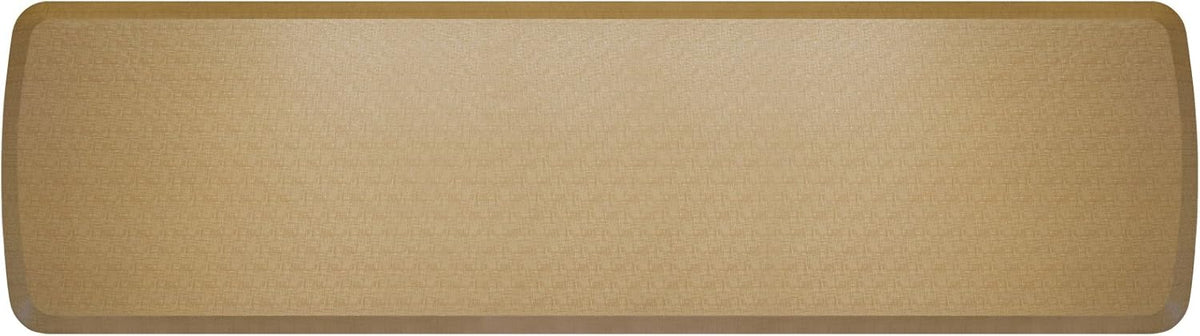 GelPro Elite Premier Anti-Fatigue Kitchen Comfort Floor Mat, 20x72”, Linen Khaki Stain Resistant Surface with Therapeutic Gel and Energy-Return Foam for Health and Wellness