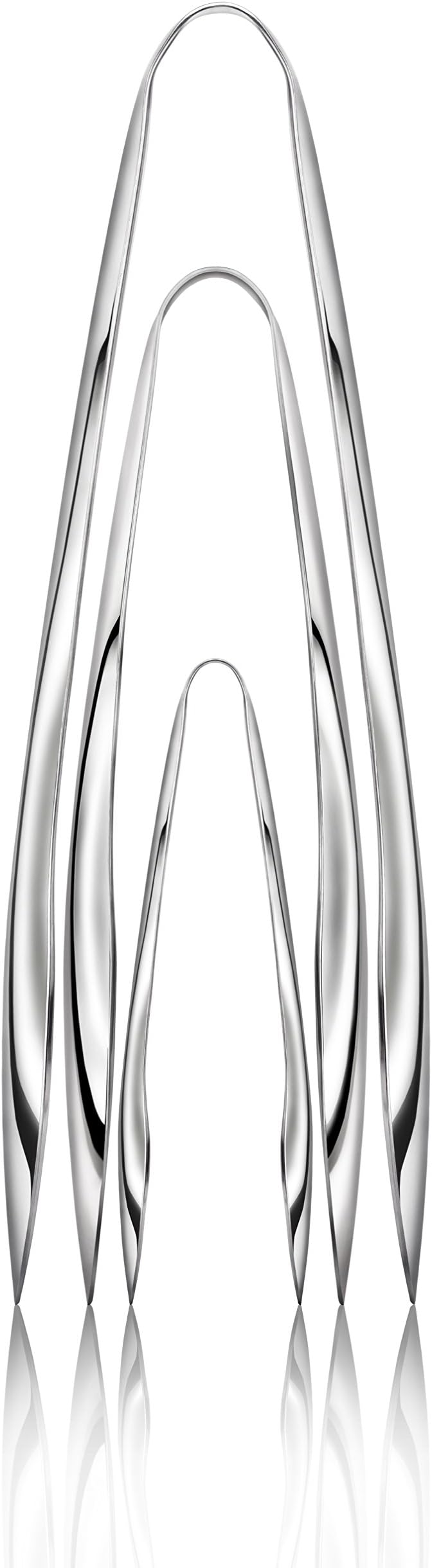 Artaste 43167 Rain 18/10 Stainless Steel Utility Tongs, Set of 3