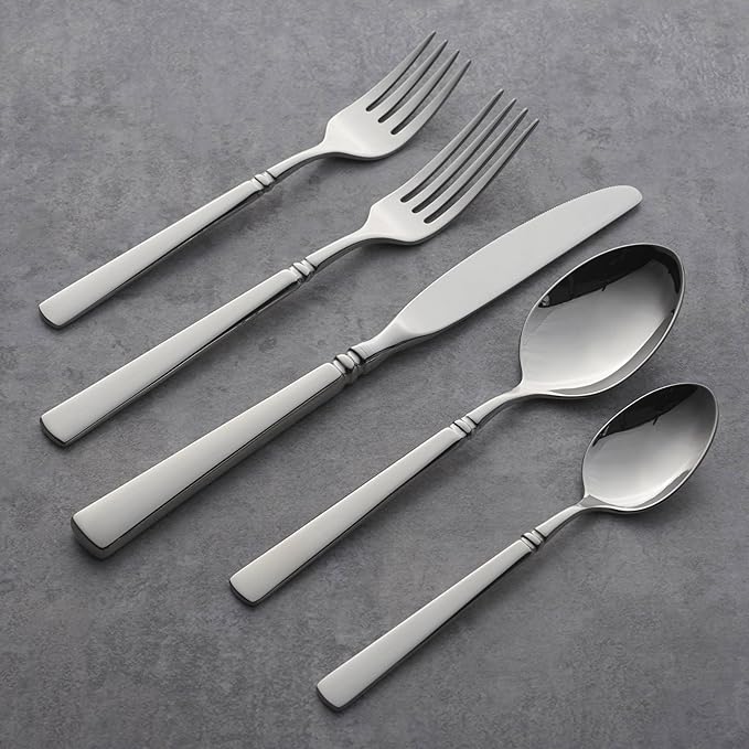 Oneida 2267004C Easton Fine Flatware Dinner Spoons, Set Of 4, 7.3" L x 1.71" W