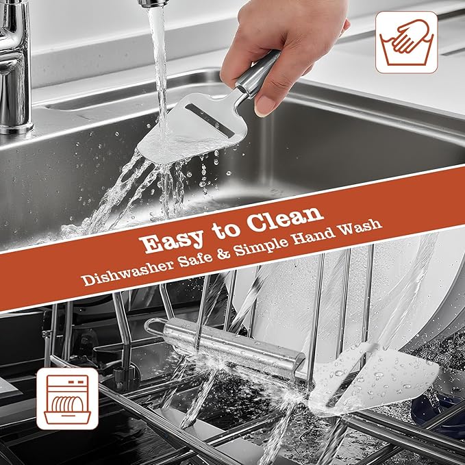 Premium Stainless Steel Cheese Slicer For All Types Of Cheese, Multi-Functional Handheld Cheese Slicers Cutter For Block And Hard, Dishwasher Safe, Essential For Every Kitchen.