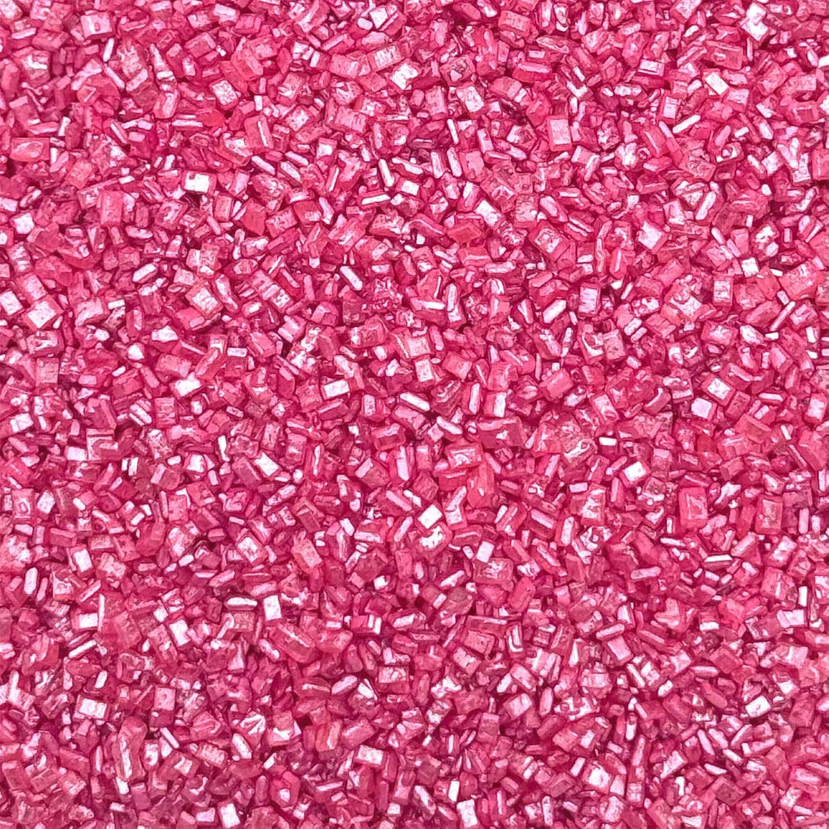 Fancy Sprinkles Tourmaline Pink Fancy Sugar Pearlescent, Sparkly Sugar Crystals (8 OZ)