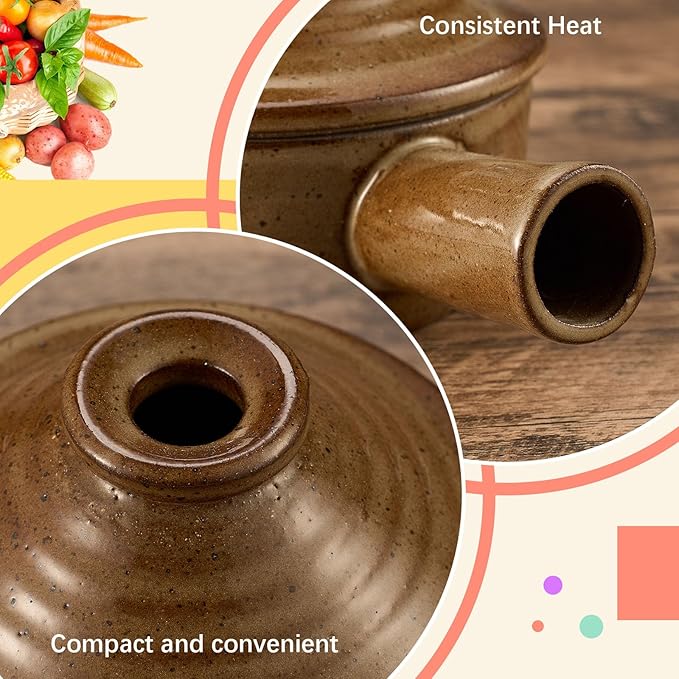 Maxdot 2 Set Egg Cooker Egg Microwave Cooker with Lid and Hollow Hand Ceramic Microwave Egg Poacher Cooker for Household Use and Food Preparation