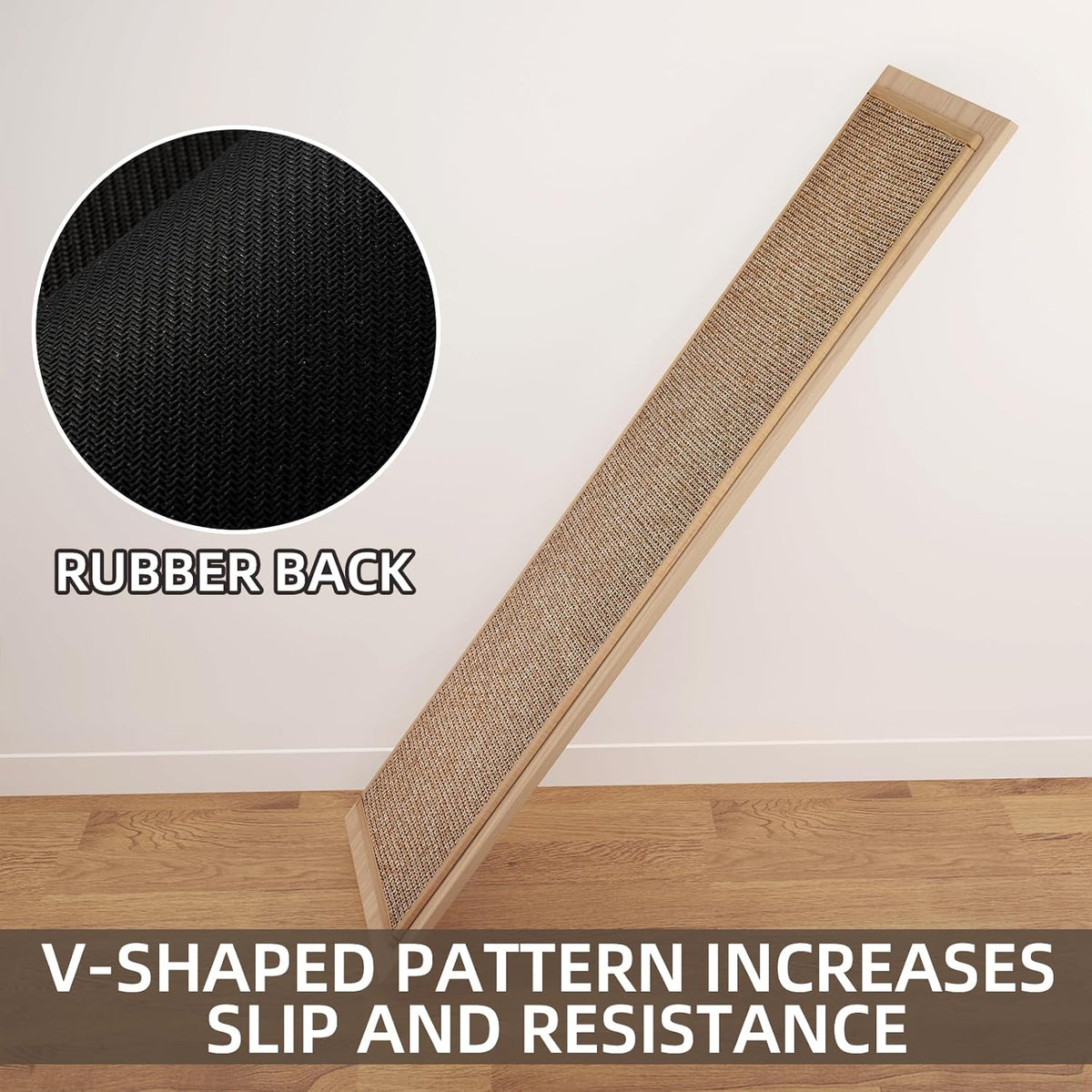 Kitchen Mat 1 PCS, Cushioned Non Slip Rugs for Kitchen Floor, Absorbent Runner Comfort Standing Mats Washable for Kitchen, Office, Home (Brown, 17.3"x60")
