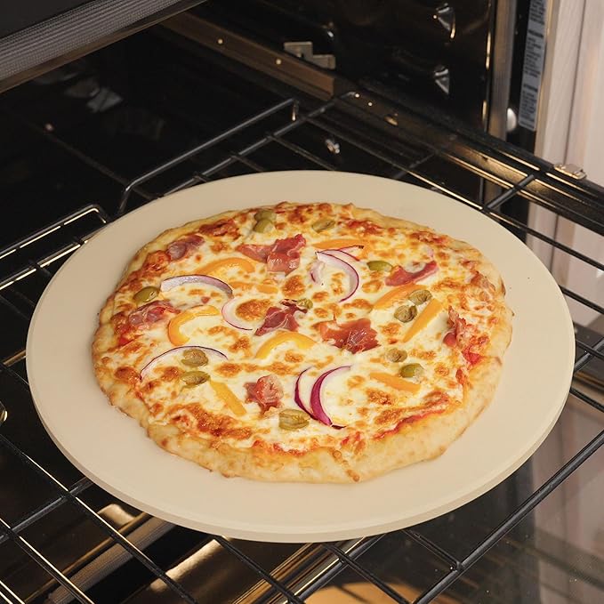 Old Stone Round Pizza Stone, 14-Inch