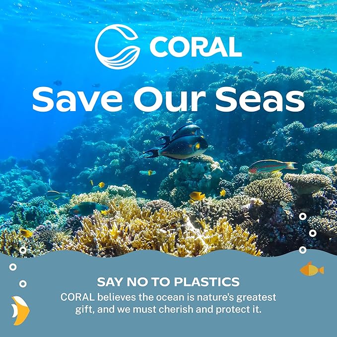 CORAL Ivory White 100% Compostable Forks - 120 Heavy Duty Forks (7.0 inch) - Break Resistant with Smooth Edges, Ocean Friendly Alternative to Plastic Silverware - Biodegradable & Disposable Forks